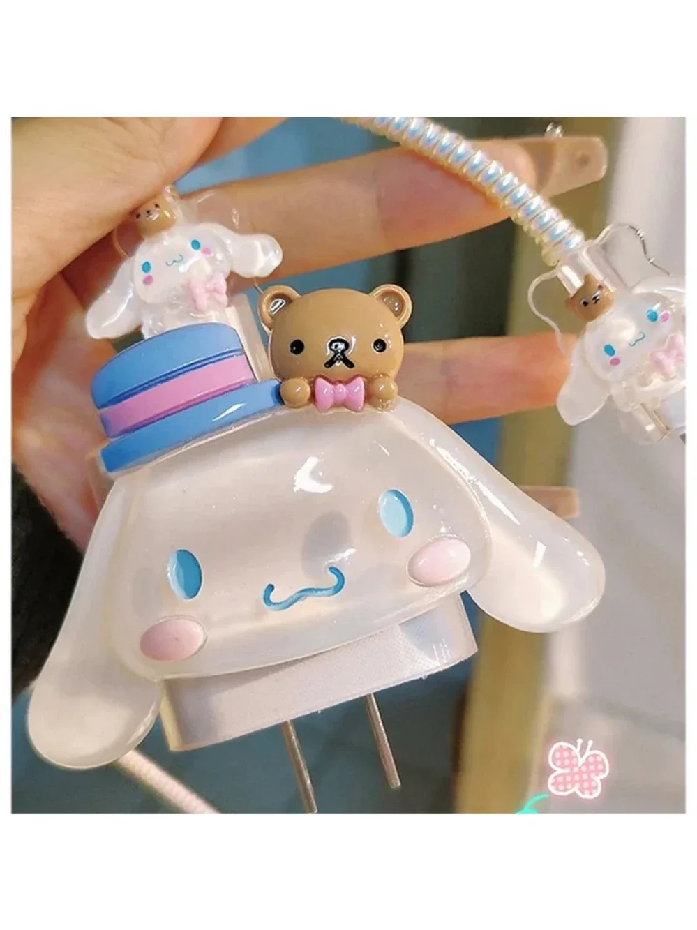CinnamonRoll Hello Kitty iPhone CHarger Protector P70